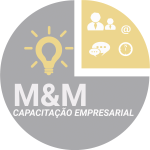 Logo m&m capacitação empresarial logo trasparente